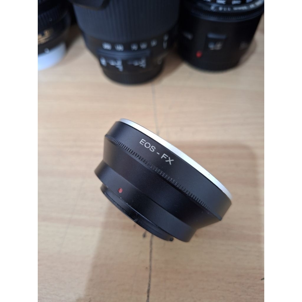 ADAPTER MANUAL / BODY FUJIFILM LENSA DSLR CANON  ( Fx - Eos )