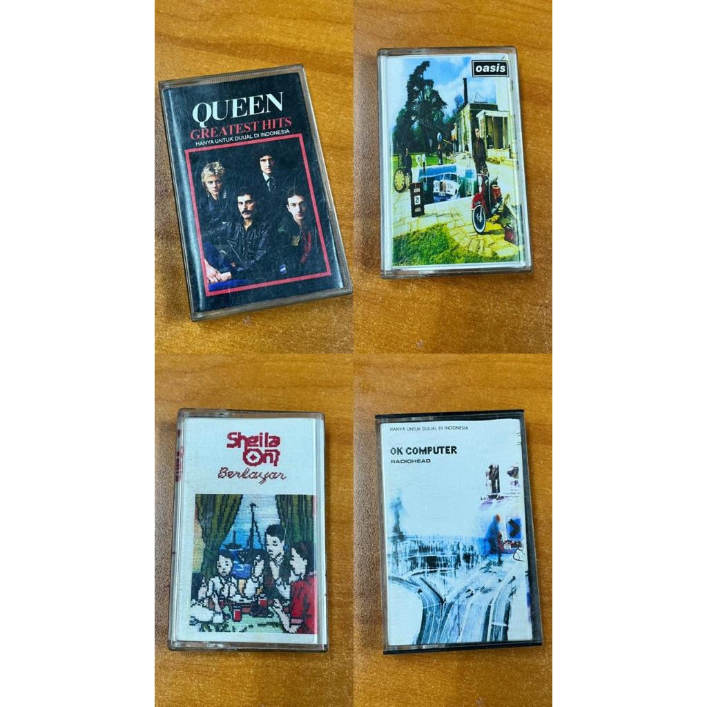Kaset Pita  Coldplay Weezer Radiohead Sheila On 7 Berlayar Queen Oasis Be Here Now