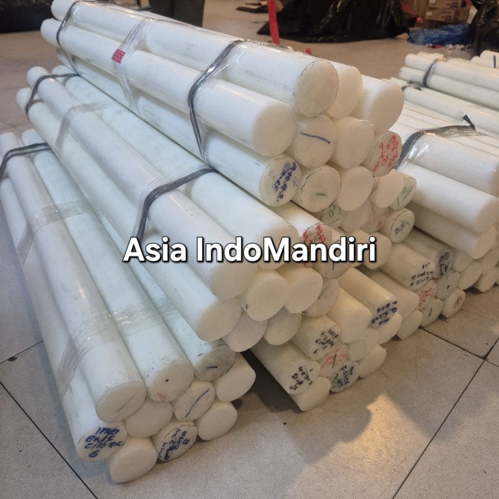 Nylon PE Batangan 25mm x 100cm / Nylon PE Rod Polyethylane