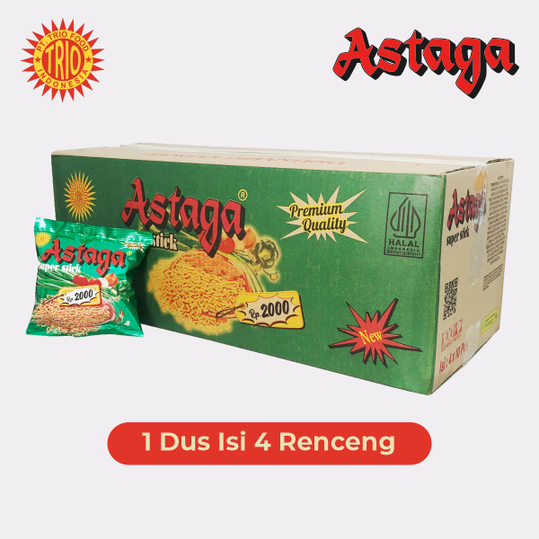 Astaga Super Stick Kemasan 2000an - 1 Dus Isi 4 Renceng