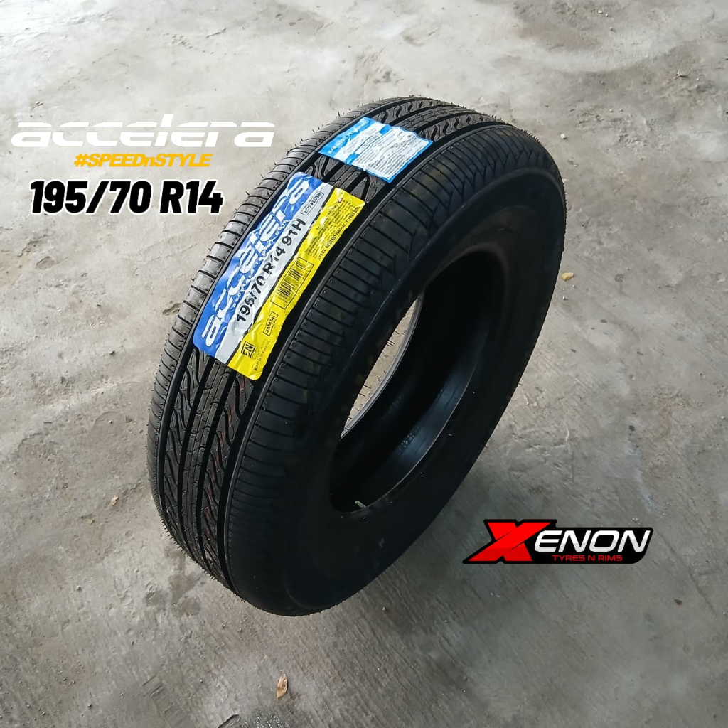 Ban Mobil ACCELERA ECOPLUSH 195 70 R14 || Ban Mobil Kijang Panther Avanza Xenia 185/70 R14 Tubless