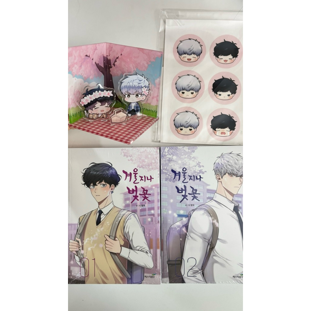 cherry blossoms after winter cbaw korean manhwa BL set