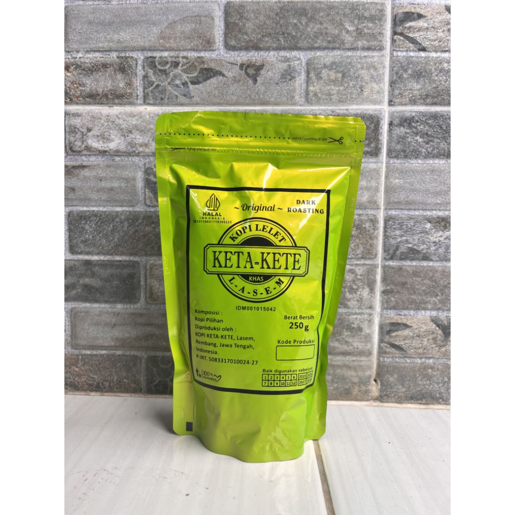 KOPI LELET KETA KETE LASEM ORIGINAL ROASTING | 250 Gr | Roasting