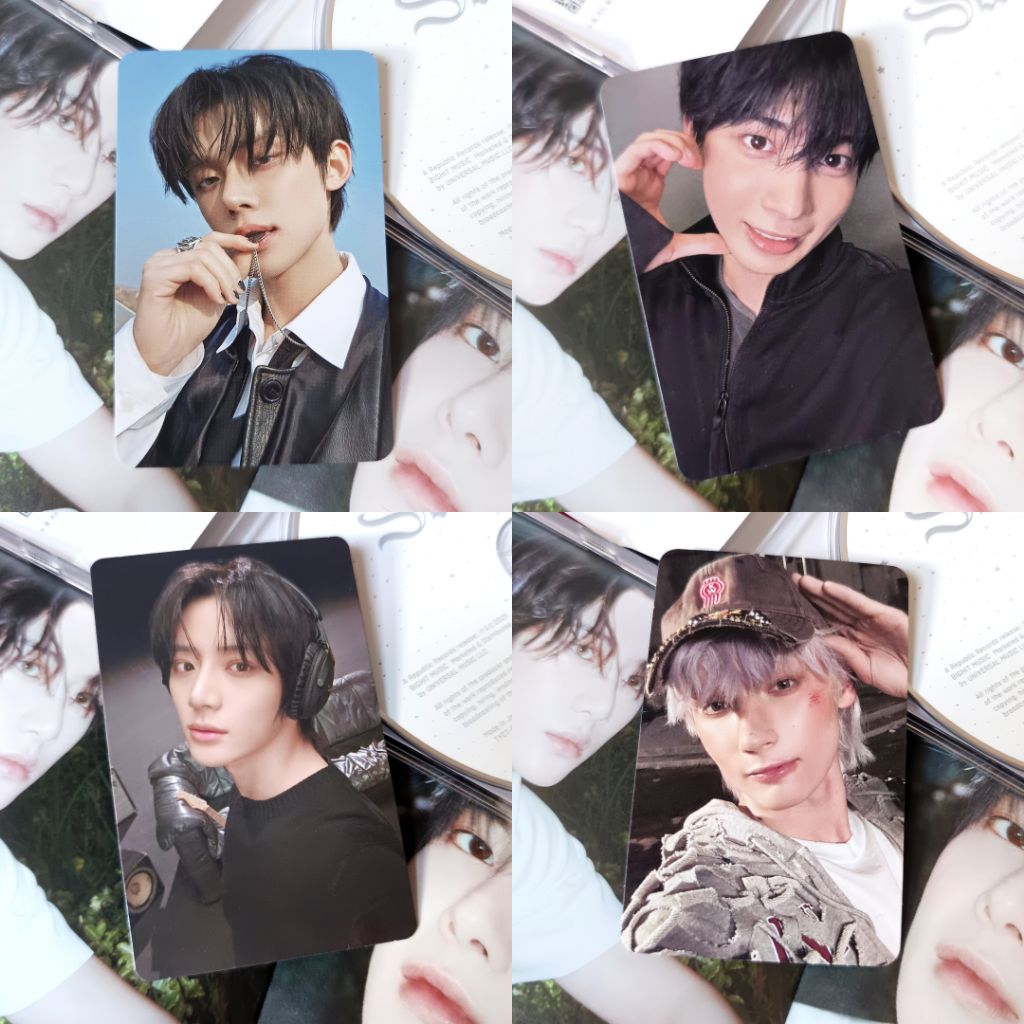 txt photocard yeonjun ethereal  beomgyu panic taehyun weverse a sanctuary hueningkai weverse a sanct