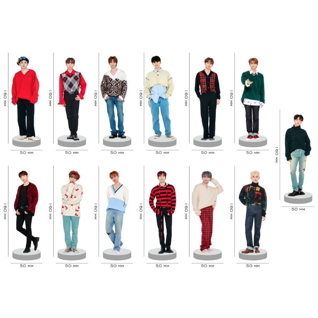 Acrylic Stand Figure Akrilik Seventeen Cafe Goods