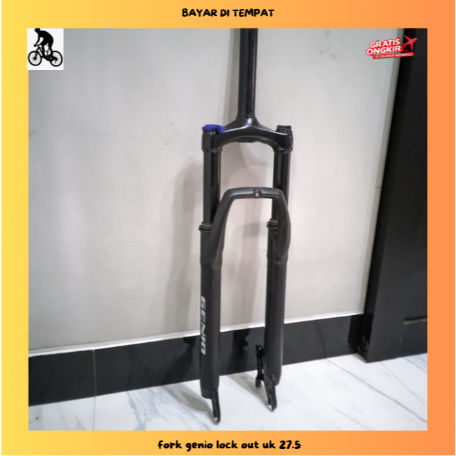 fork sepeda mtb 27.5 OS exs copotan lock out