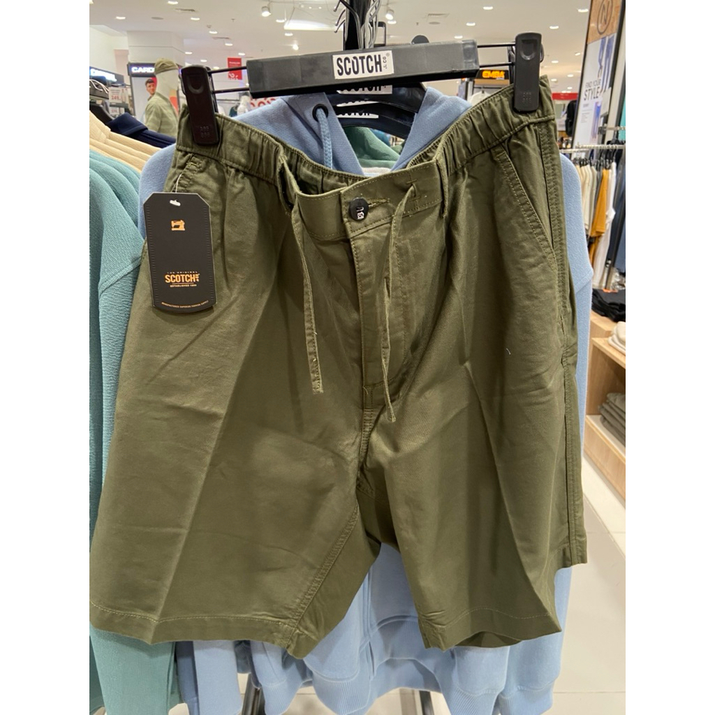 celana pendek pria brand scotch