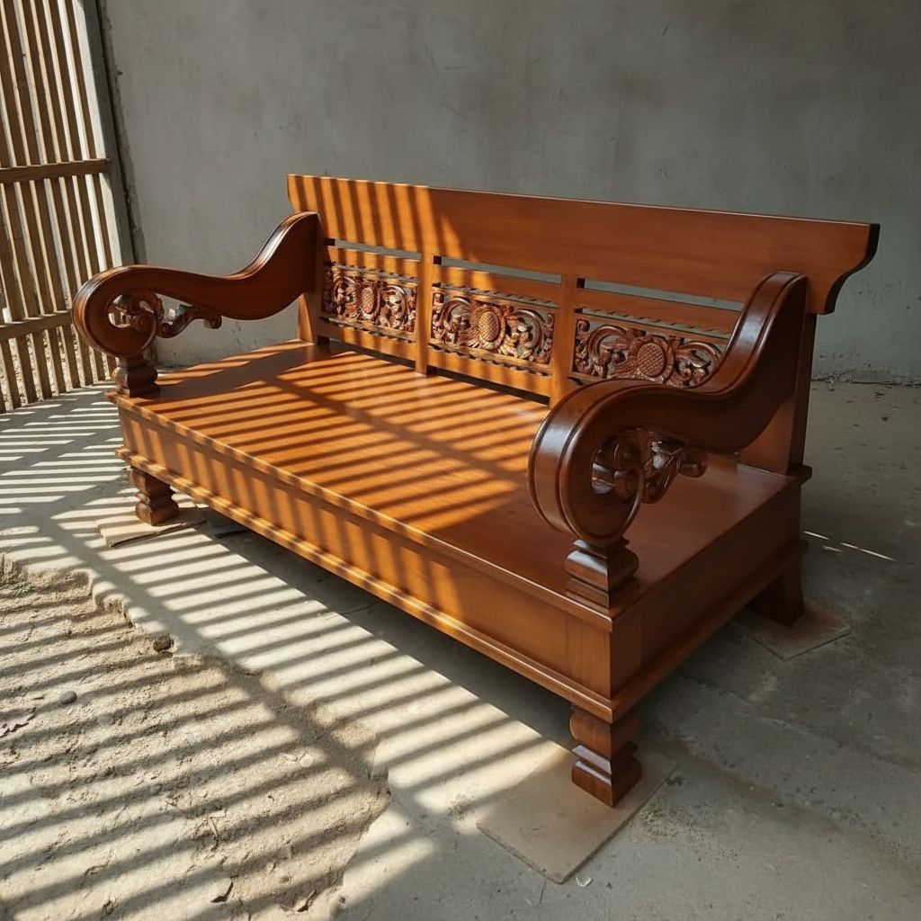 Bale Bale Minimalis Kayu Jati Jepara