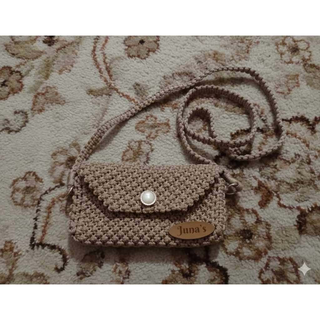 Tas Hp rajut simple-Juna's YUNXI