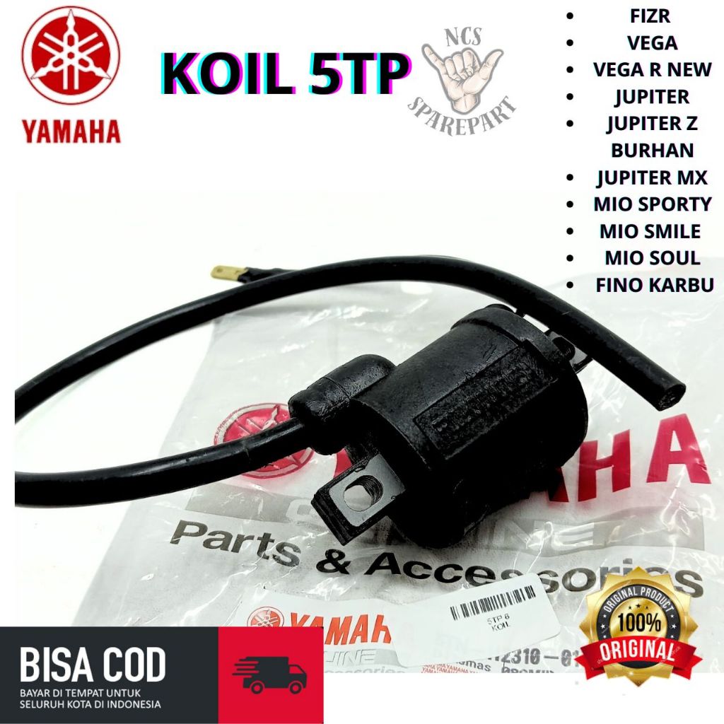 KOIL YAMAHA 5TP MOTOR FIZR  VEGA  VEGA R NEW  JUPITER DIJAMIN 1000% ORIGINAL