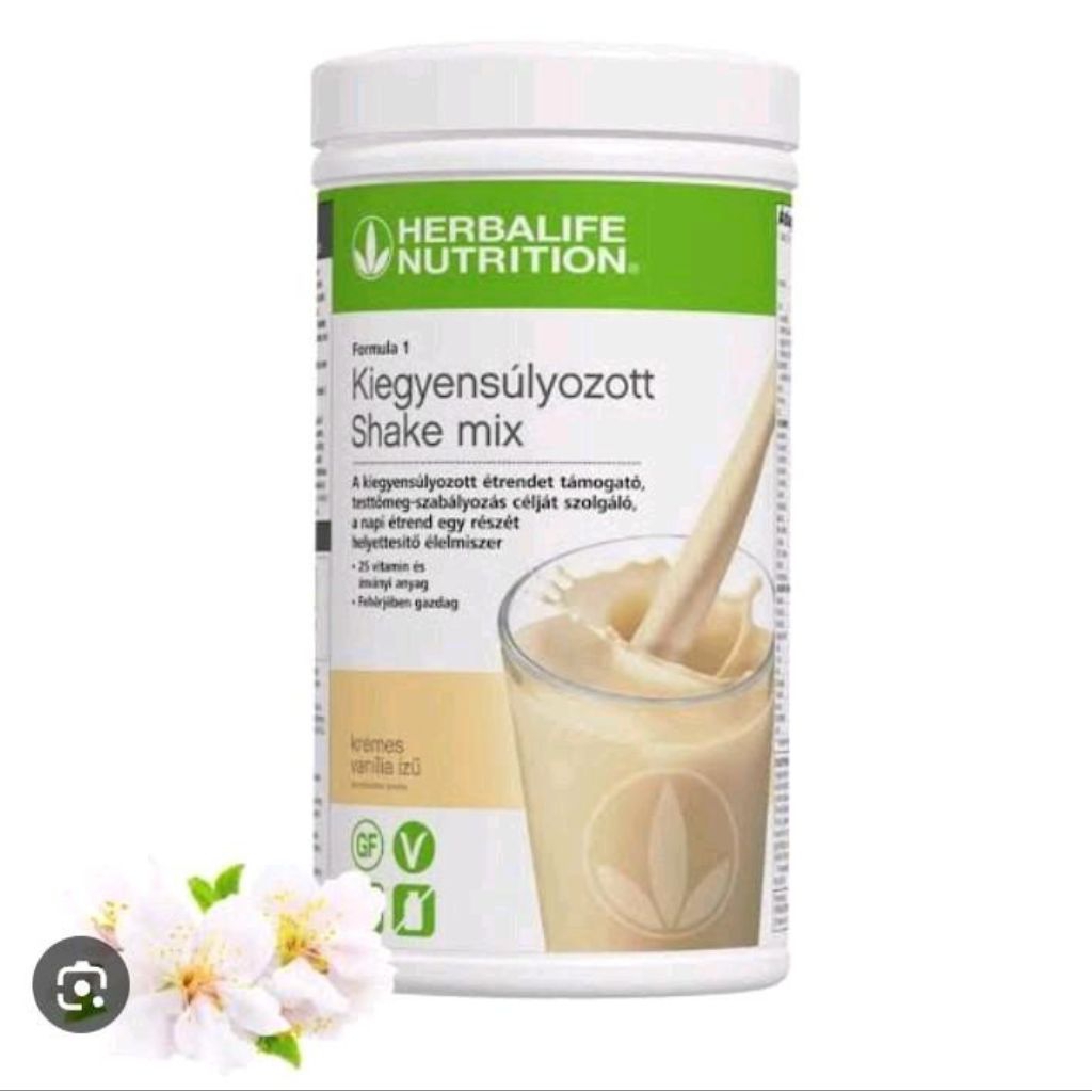 Herbalife Nutrition Shake Mix F1 Vanilla Minuman Penambah Nutrisi Rasa Vanila Original