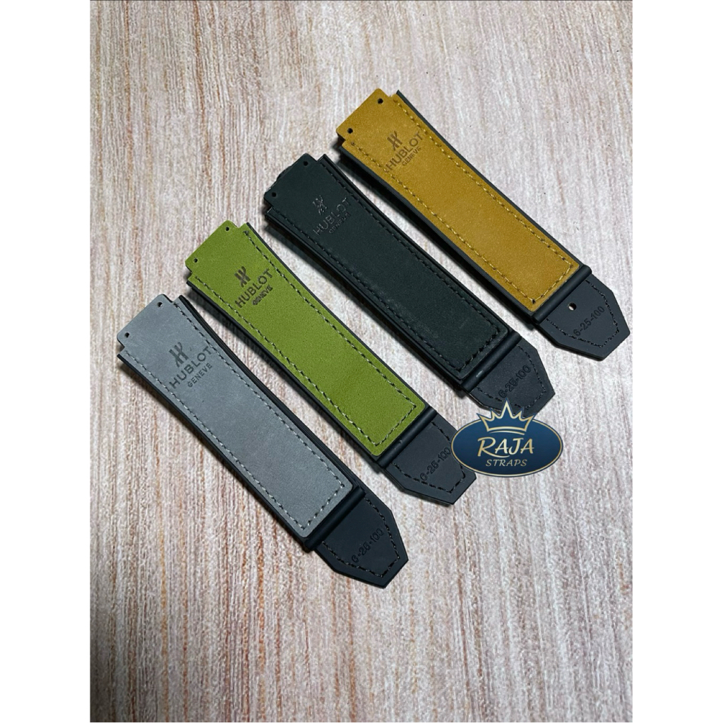 Strap Tali Jam Tangan Hublot geneve Kulit polos