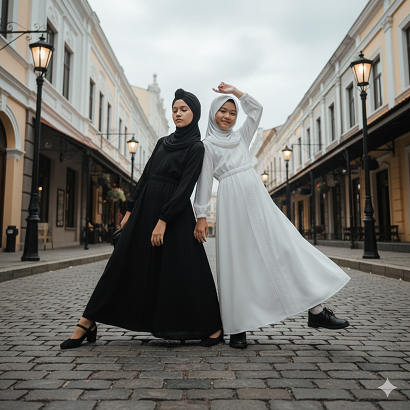 Gamis Abaya Terbaru 2026 Anak Remaja Lebaran Adem
