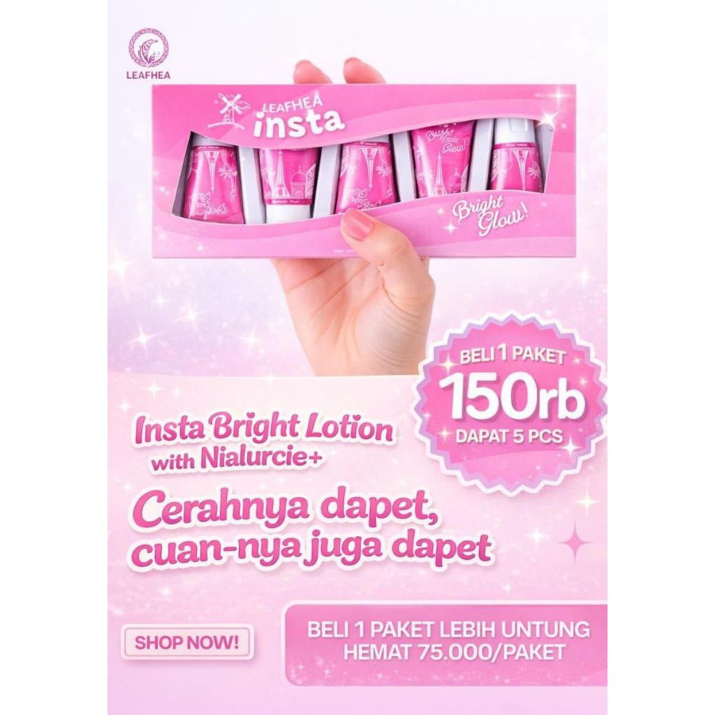 LOTION - insta body glow lf - lotion melembabkan mencerahkan