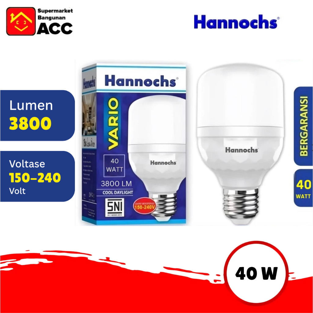 Lampu LED - Lampu LED Rumah - Lampu - Hannochs Vario Putih 40W