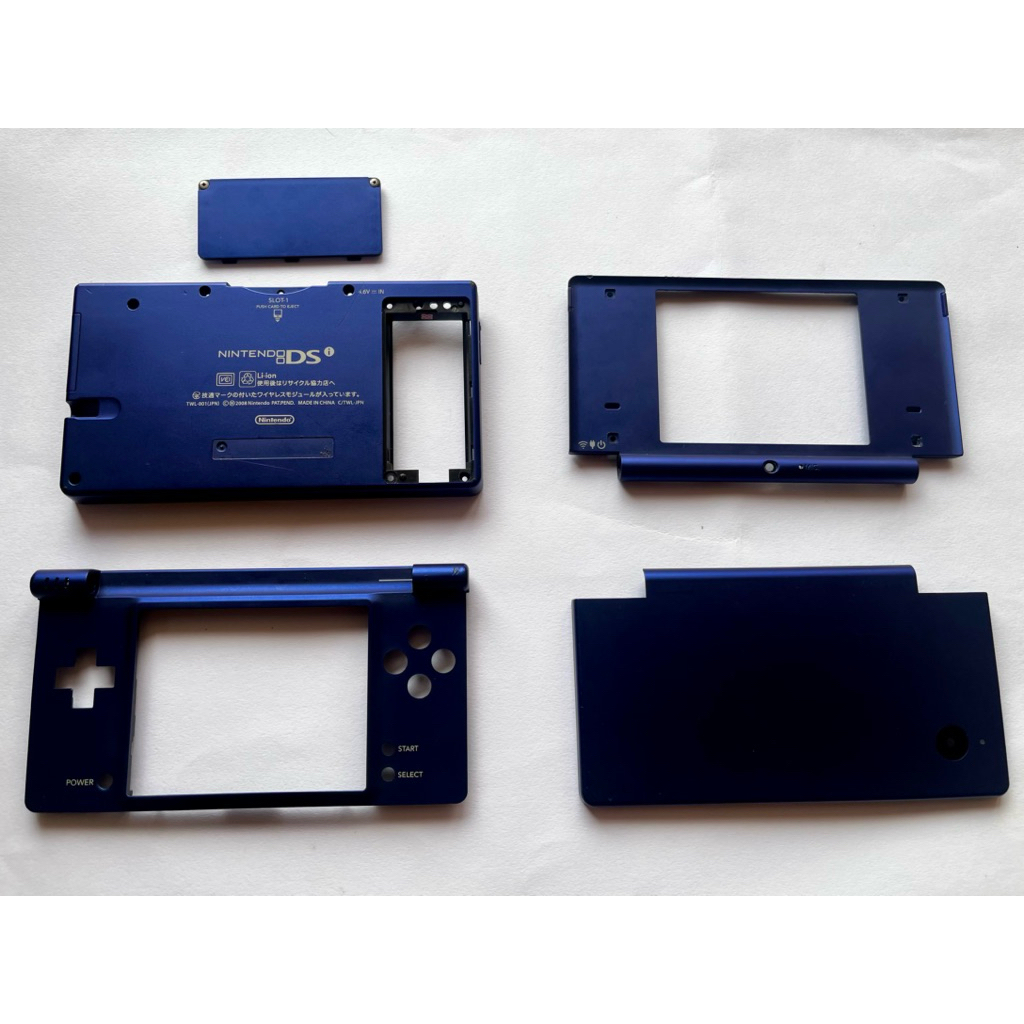 Nintendo DSi Original Fullset Housing/Shell, Navy Blue (Casing Ori Nintendo DSi, Biru Dongker)