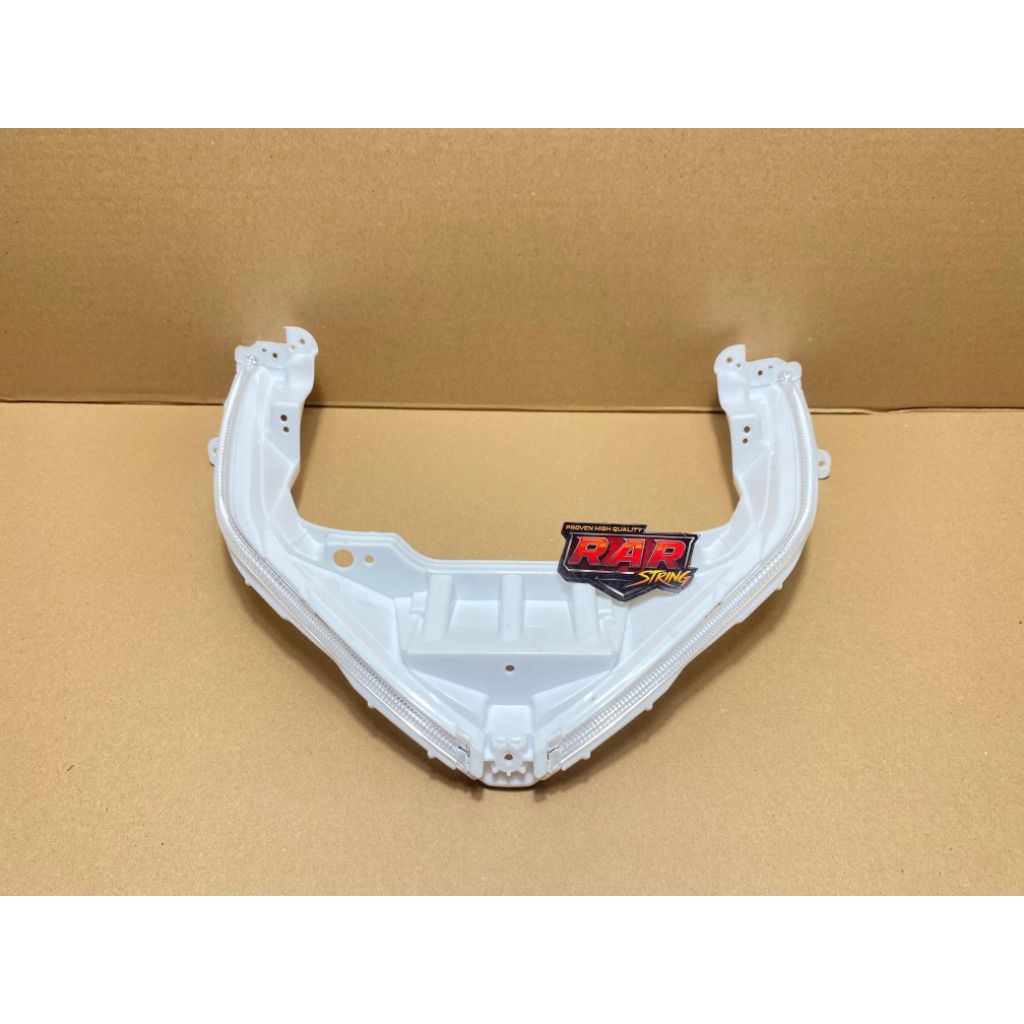 Frame Alis Akrilik Lampu Depan Yamaha Aerox 155 New Connected 2020-2023 Original Import