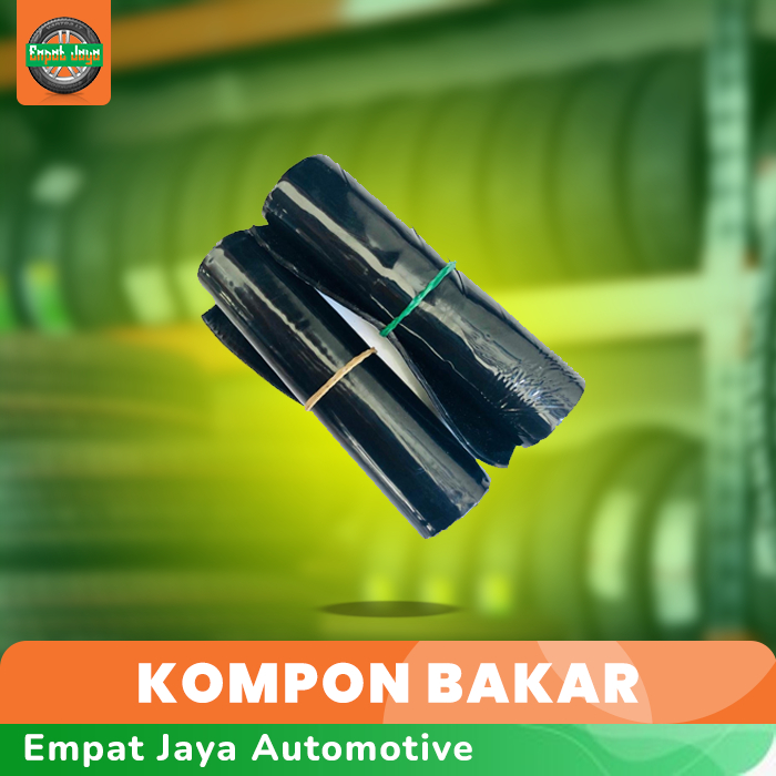 Karet Tambal Ban Kendaraan Mobil Motor - Kompon Bakar