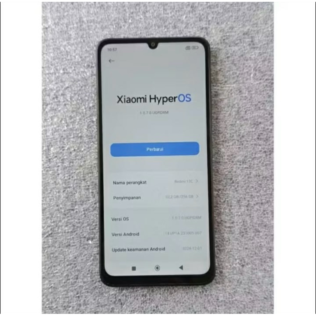 LCD Redmi 13C Original Copotan Asli | Display + Touchscreen Normal | Bonus Tulang Tengah / Middle Fr