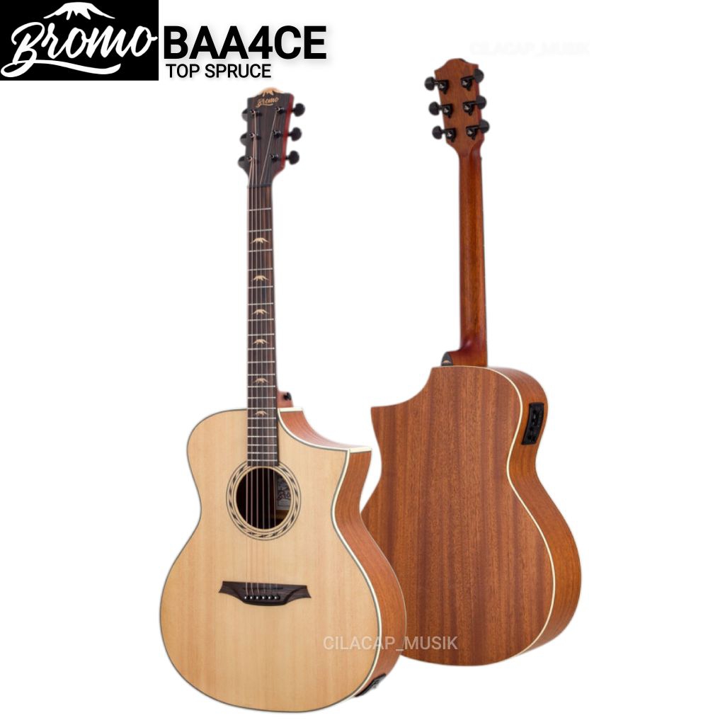 GITAR AKUSTIK BROMO BAA4C BROMO BAA4CE GITAR BROMO ORIGINAL