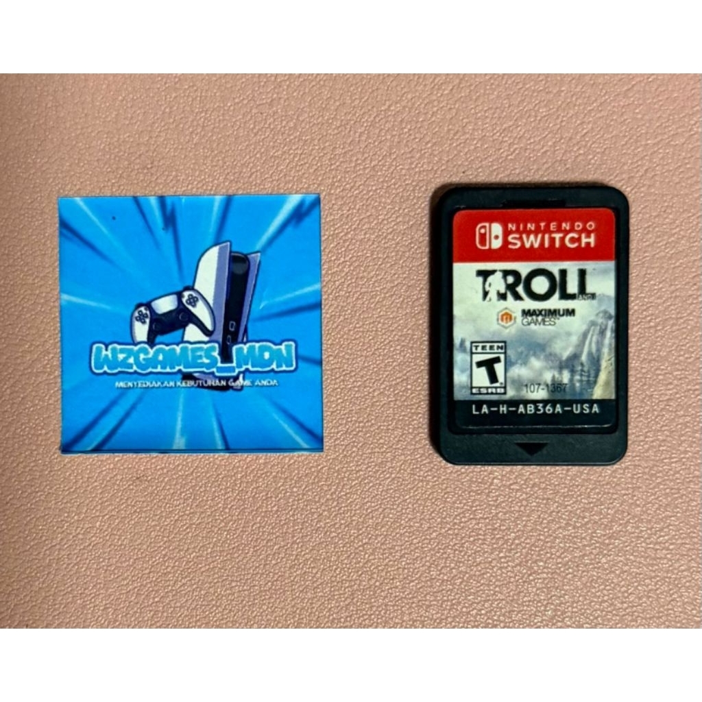 Troll and i Cartridge Nintendo Switch Game No box