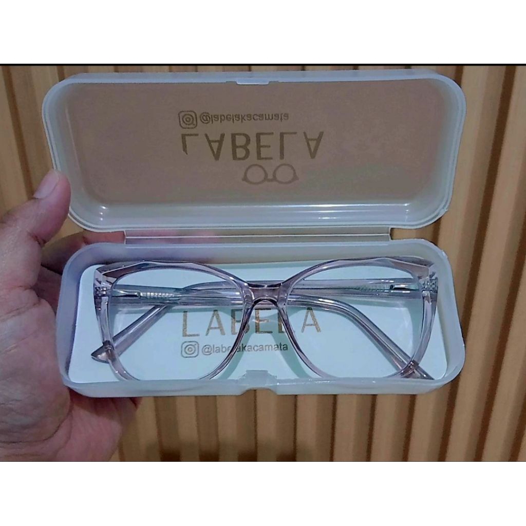 Kacamata Blueray frame ungu muda By Labela