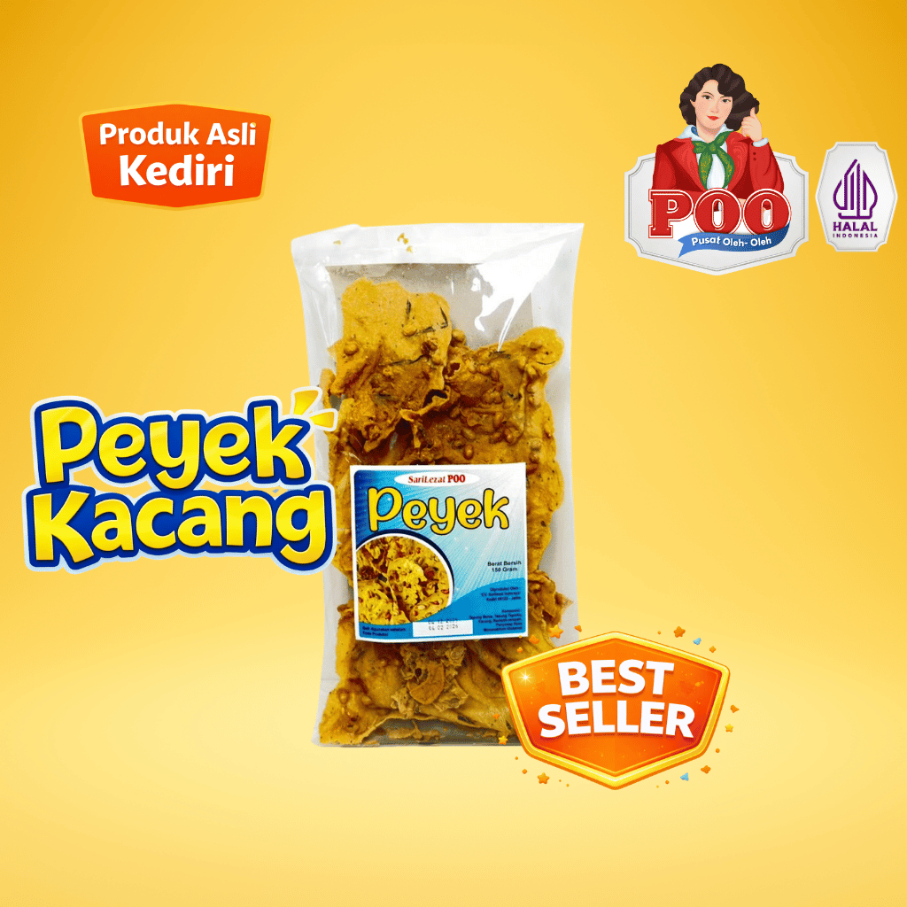 Peyek Kacang Tahu POO Kediri