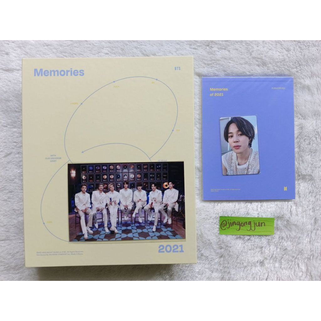 (BACA DESKRIPSI) FULL SET MEMORIES 2021 BTS pc photocard Jimin jm namjoon jin jungkook v official pc