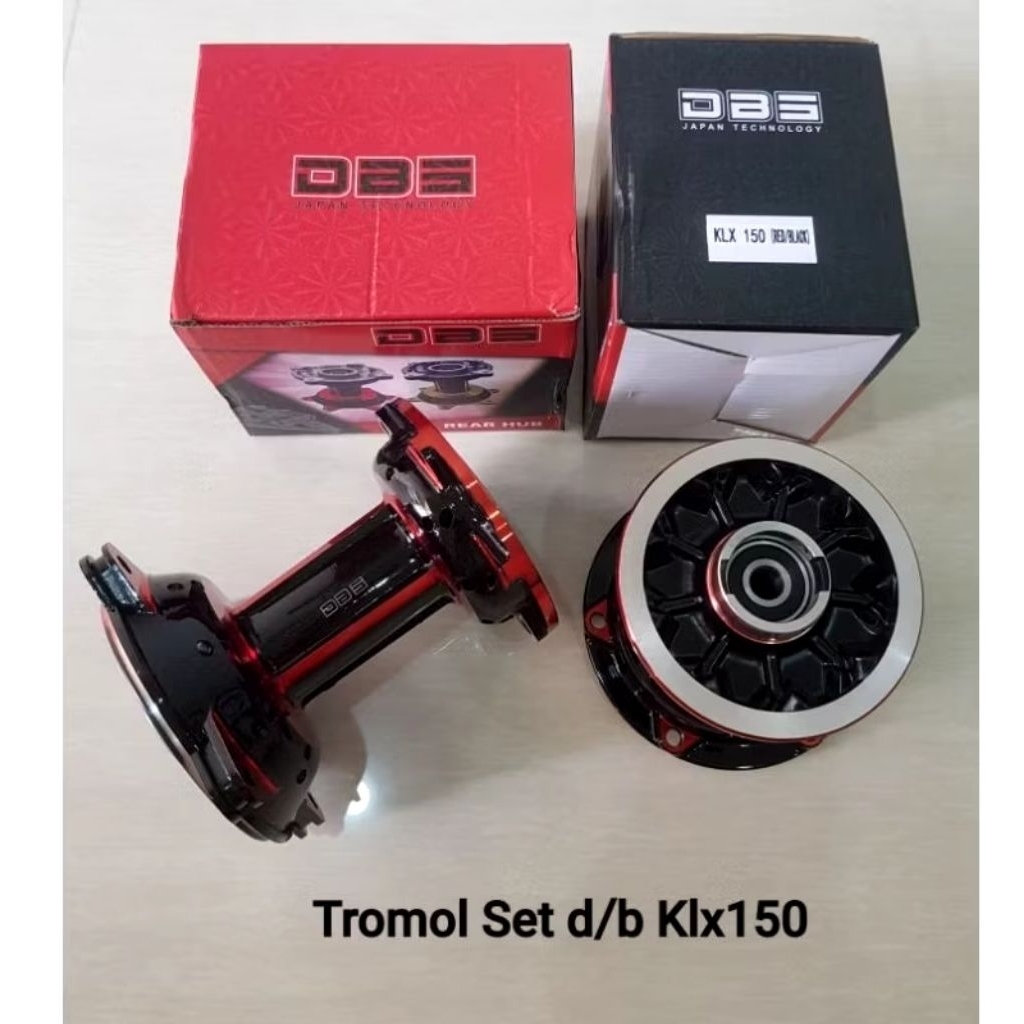 Tromol Set Klx 150 DBS Depan & Belakang 3Lobang 4Bearing