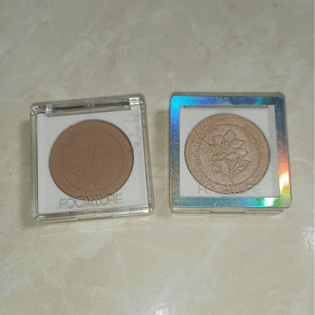 Focallure highlighter dan bronzer (satu paket) - Preloved