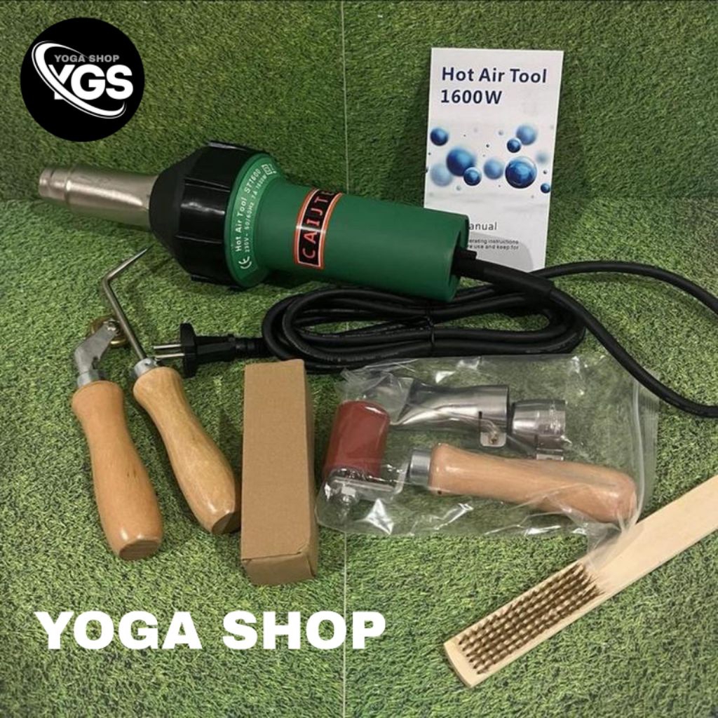 Hot Air Torch Plastic Welding Gun Welder 220V 1600W