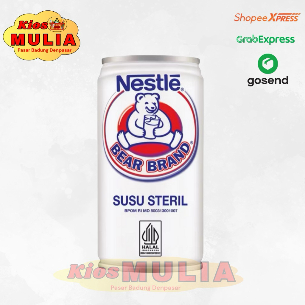[189ml] BEAR BRAND SUSU STERIL / SUSU BEAR BRAND