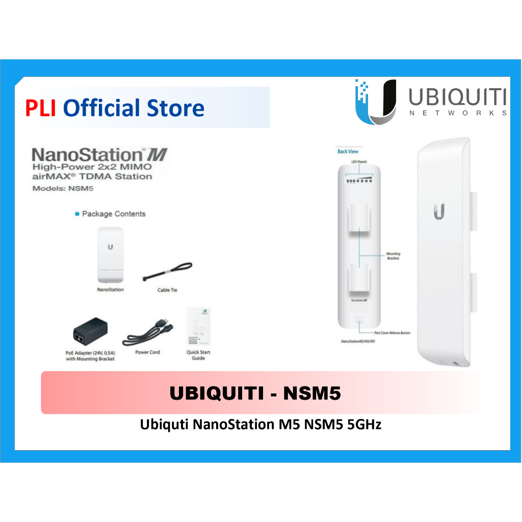 UBIQUITI Nano Station 5 Mimo CPE Airmax , EU NSM5