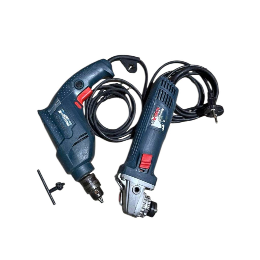 paket power tool bor listrik 10mm bosch gbm 350 gernda tamgan bosch gws 700 original bekas