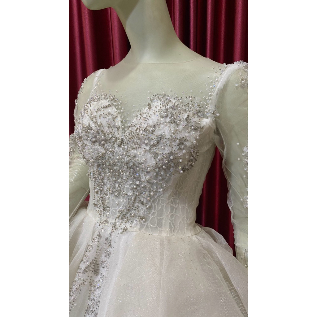 Gaun Pengantin Putih 86