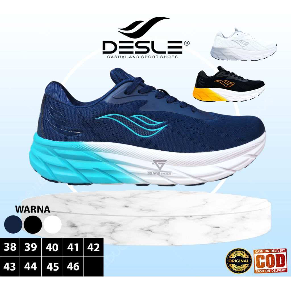 DESLE YOHAN BLAKE Sepatu Lari Sneakers Olahraga Running Unisex Laki Laki Perempuan Original
