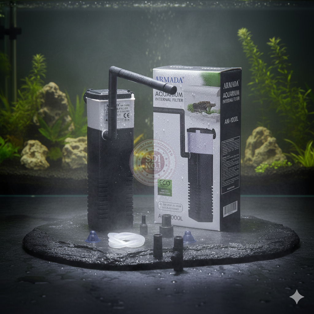 Water Pump Mesin Pompa Air Celup Internal Filter Pembersih Aquarium Mini Tanpa Kuras 24 jam 1000L