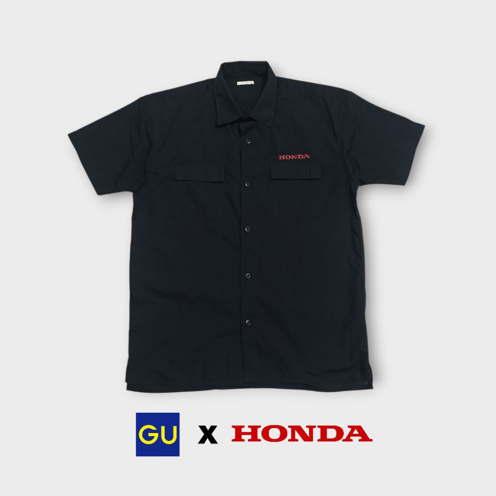 Kemeja/workshirt GU x HONDA
