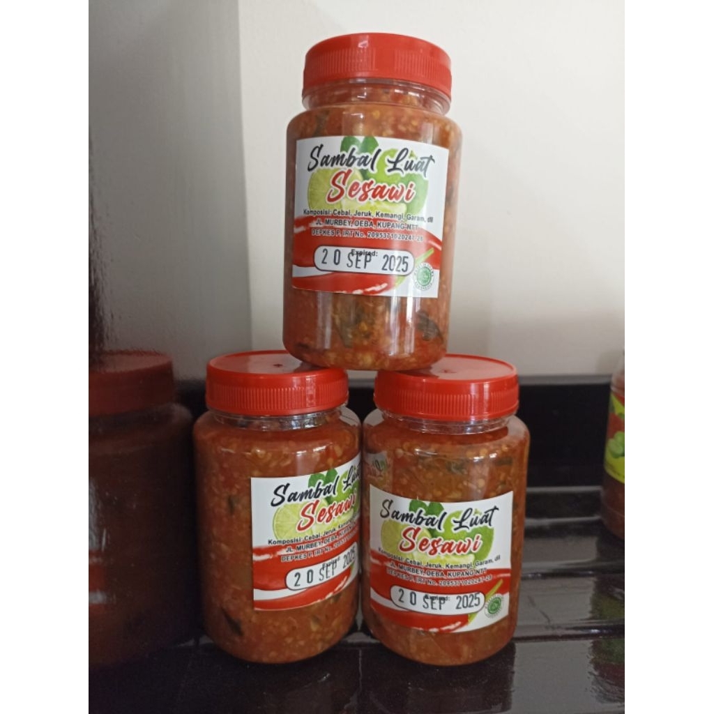 Sambal luat / sambal khas NTT 300 gr