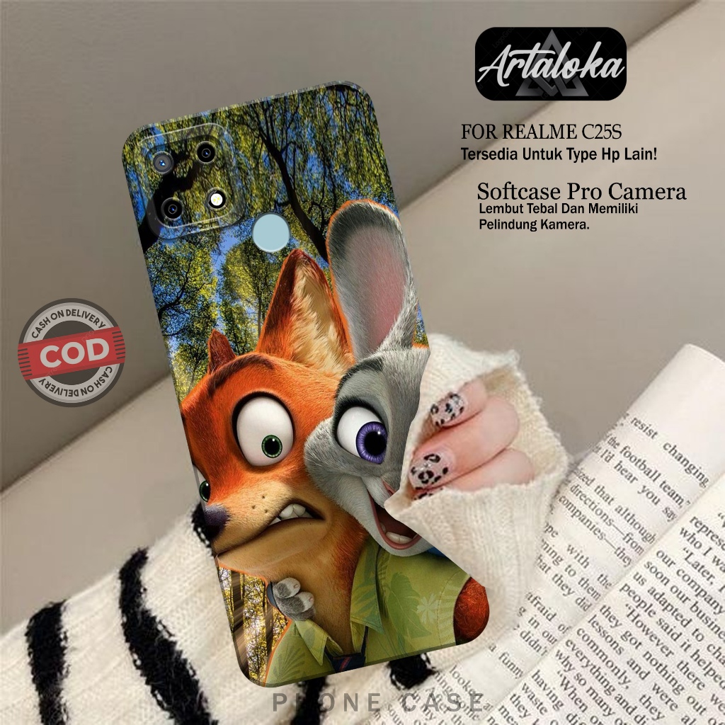 Silikon HP REALME C25S Fashion Case Kartun Lucu Softcase REALME C25S Case REALME C25S Kesing REALME 