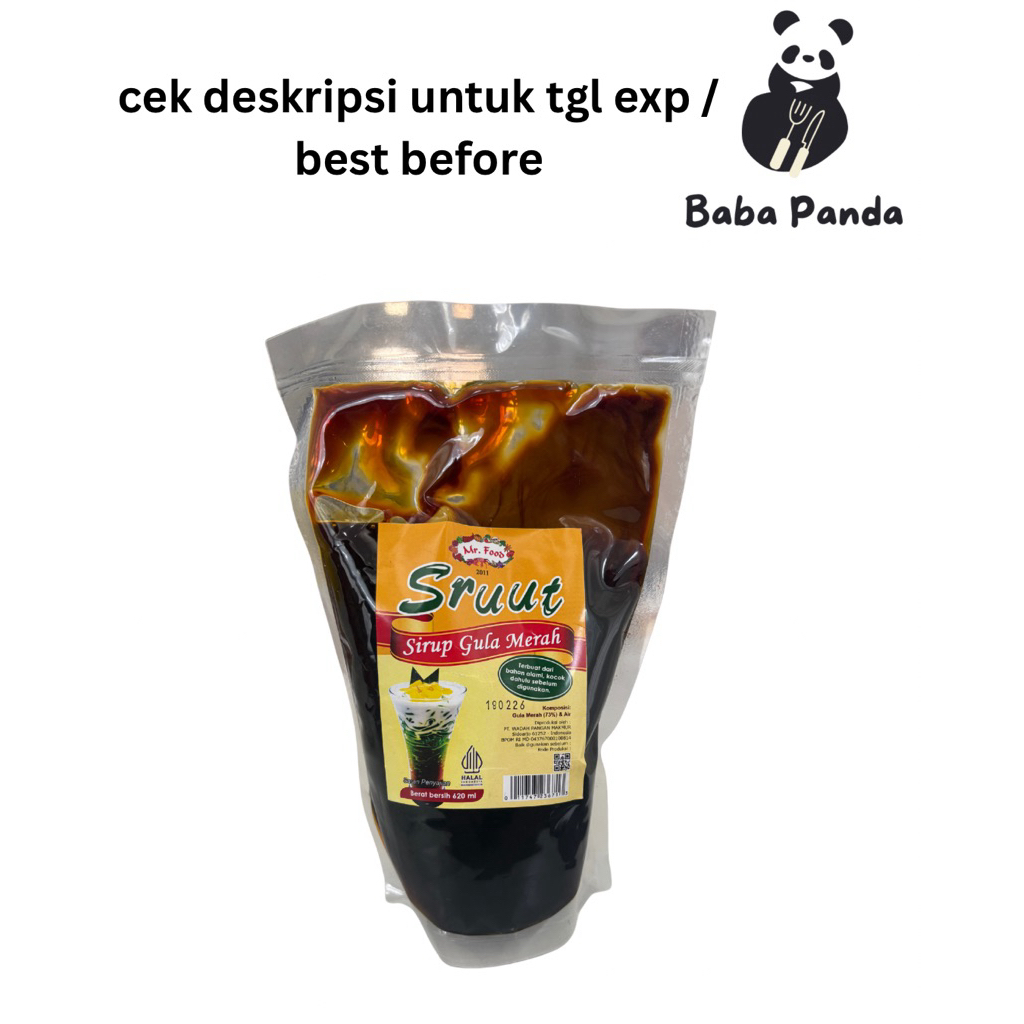 Mr. Food Sruut Sirup Gula Merah 620ml – Sirup Tradisional