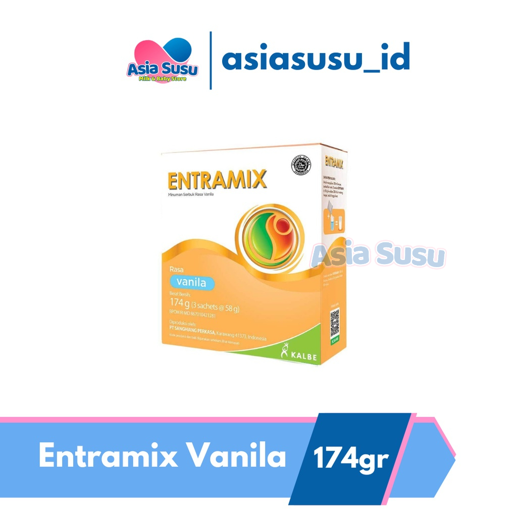 Entramix coklat / vanila 185gr (susu susah makan kurang gizi pengganti makan)