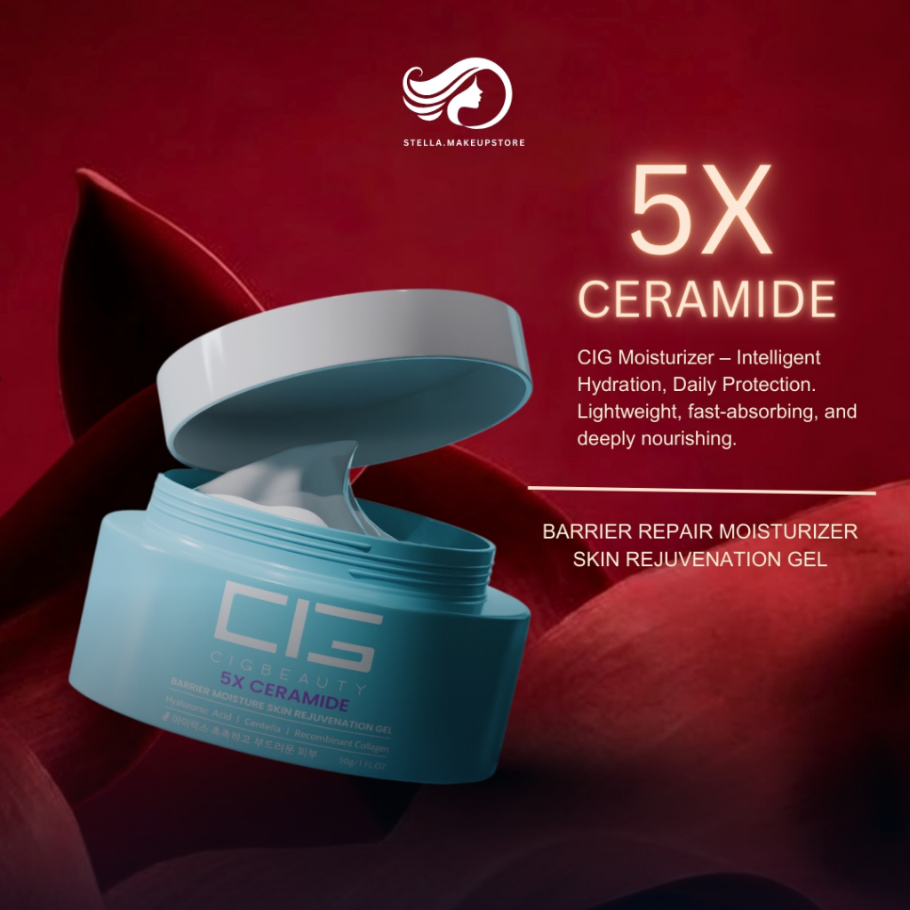 CIG Beauty 5X Ceramide Barrier Moisture Skin Rejuvenation Gel - 5X Pro-Xylane Ceramide 3IN1 Skin Moi
