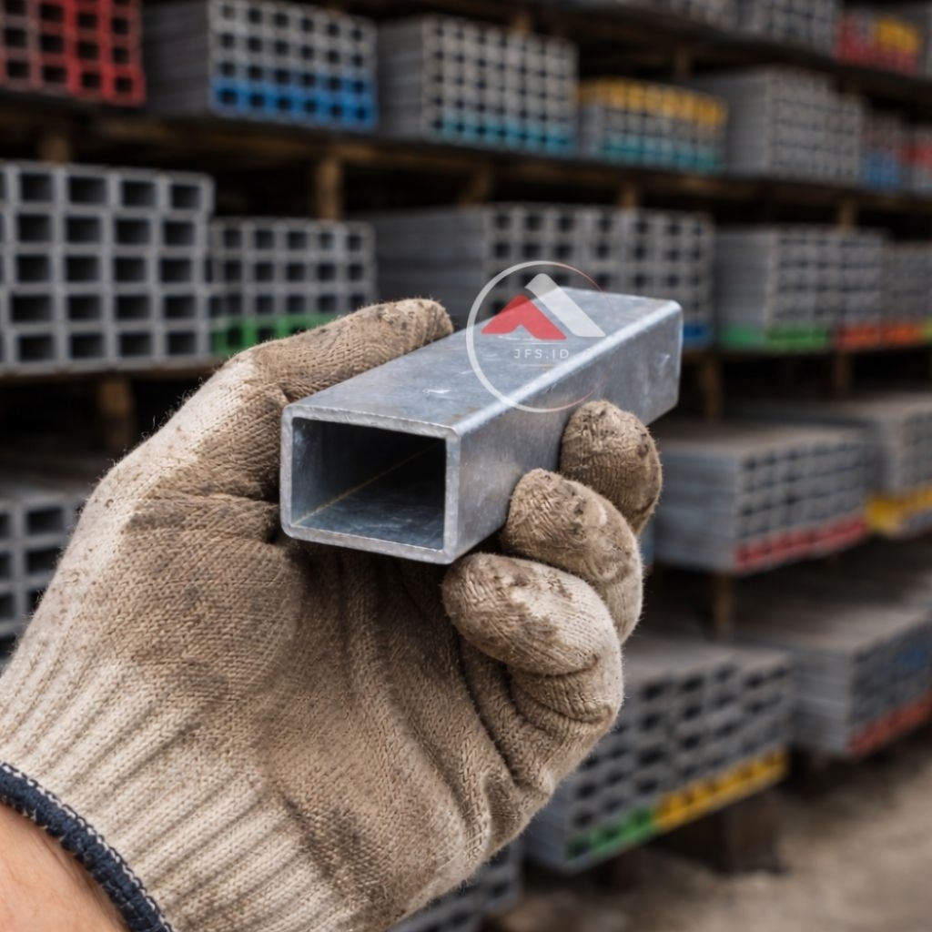 Besi Hollow Galvanis 2x4 cm Ecer