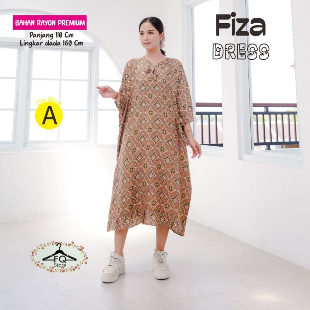 FIZA DRESS - dress wanita terbaru Pj110 Ld160