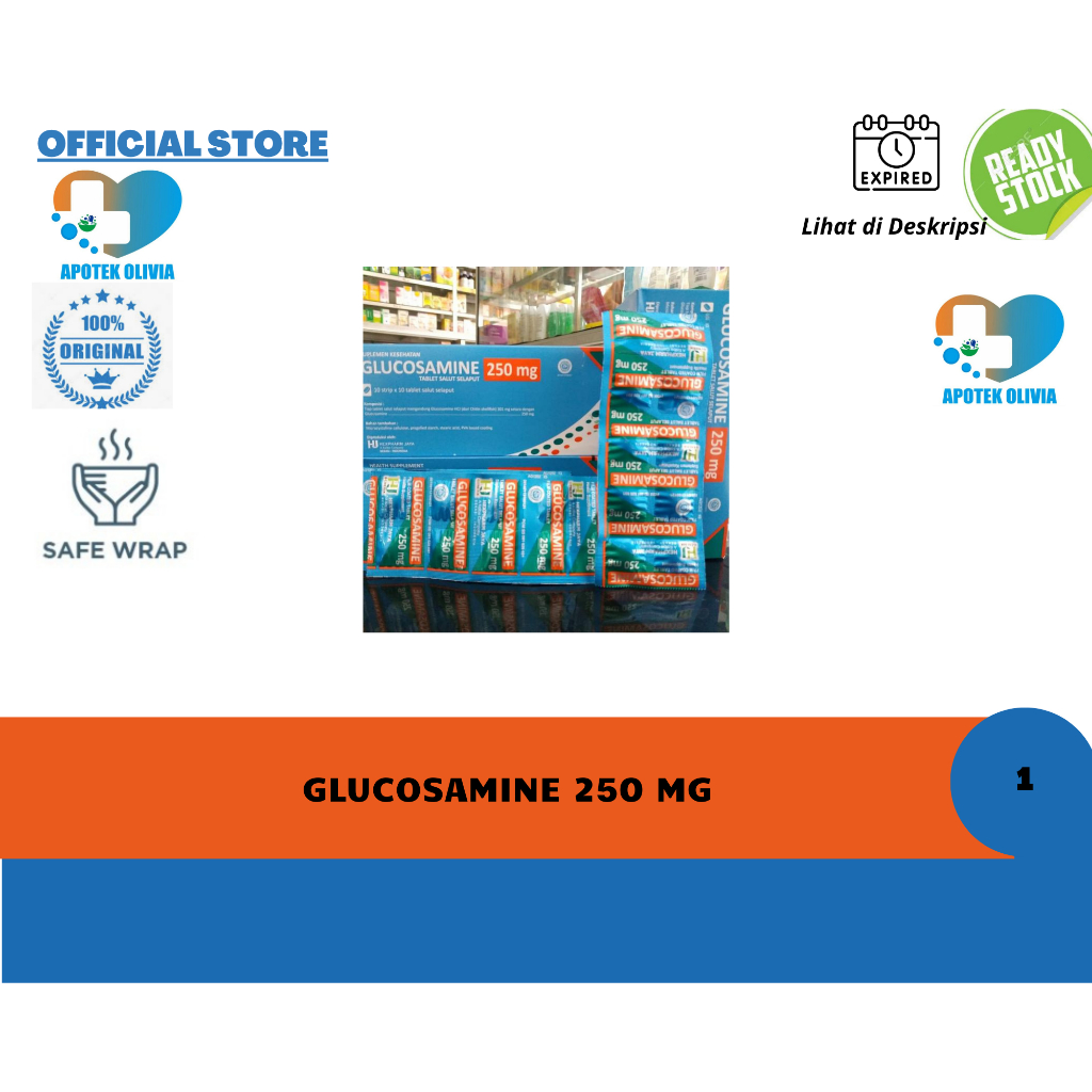 READY GLUCOSAMINE 250 MG & 500 MG ORIGINAL