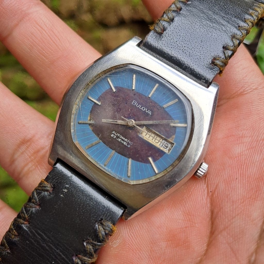 Bulova watch automatic vintage rare
