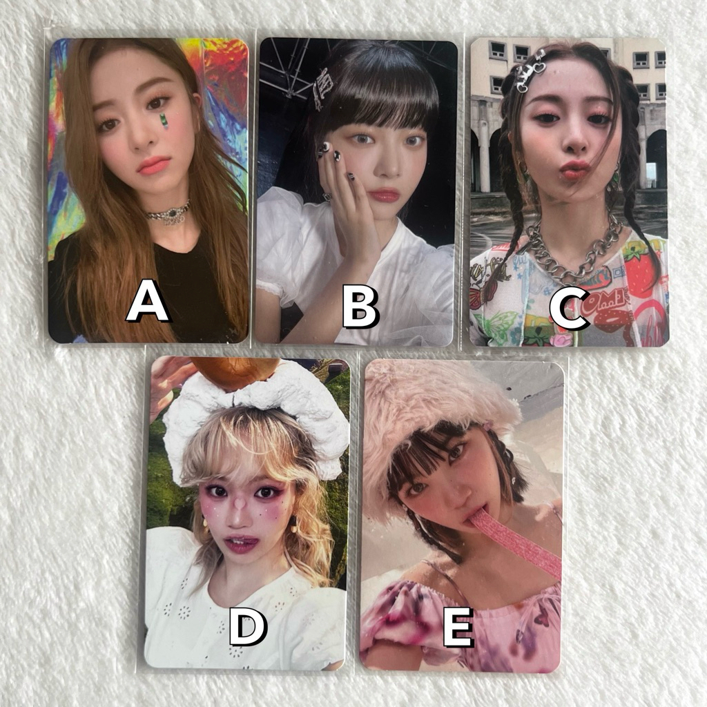 photocard eunchae yunjin chaewon lesserafim antifragile fearless unforgiven yupi official