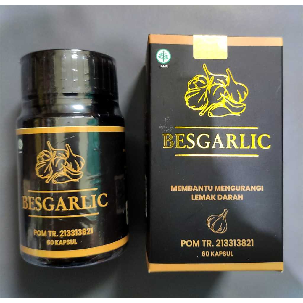 Kapsul Black Garlic Ekstrak Bawang Hitam Murni