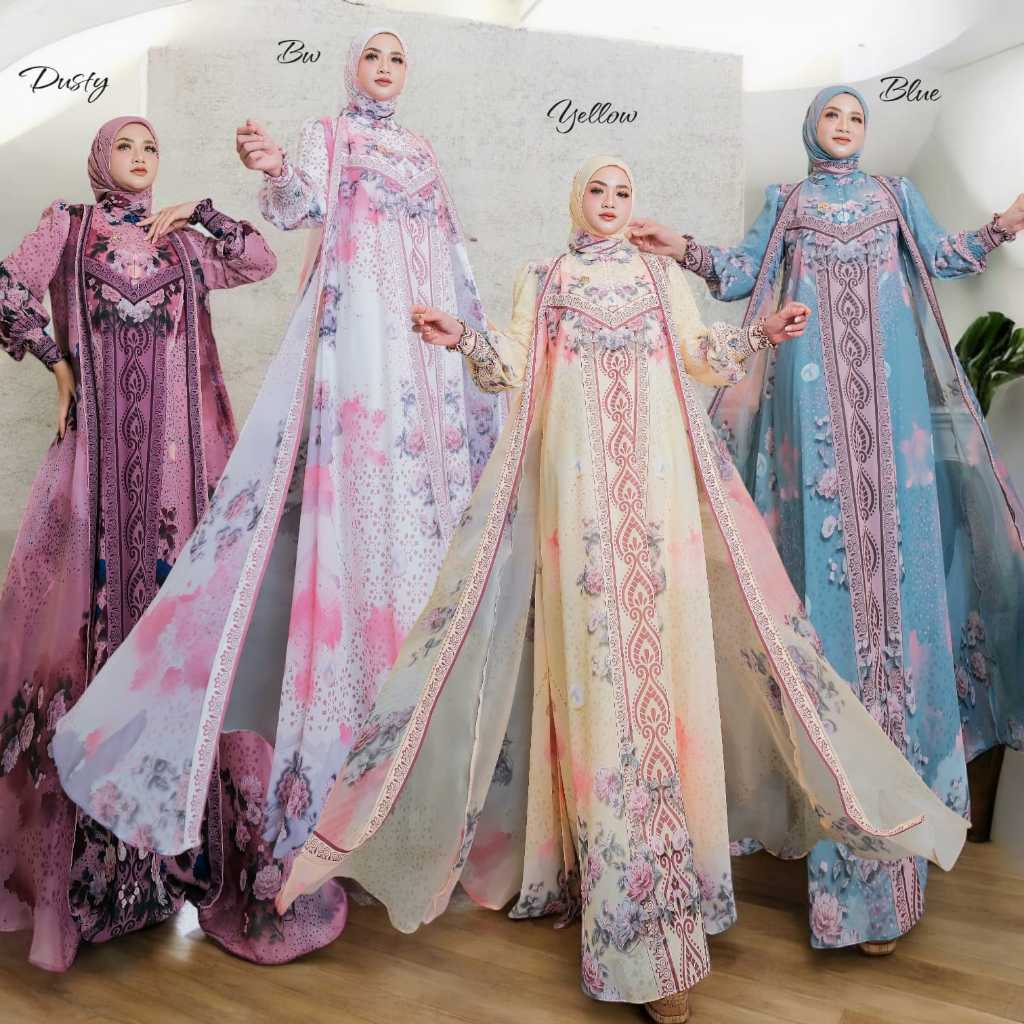 GAMIS LAMORA SERIES BY ALYA SYARI